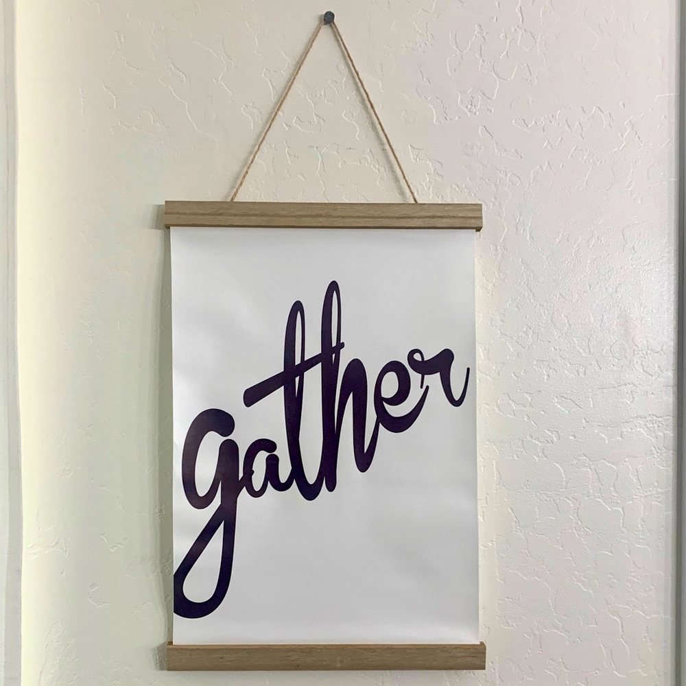 Hanging Canvas Print “Gather”